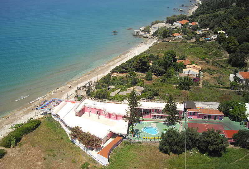 Pink Palace Beach Resort Агиос-Гордиос Экстерьер фото
